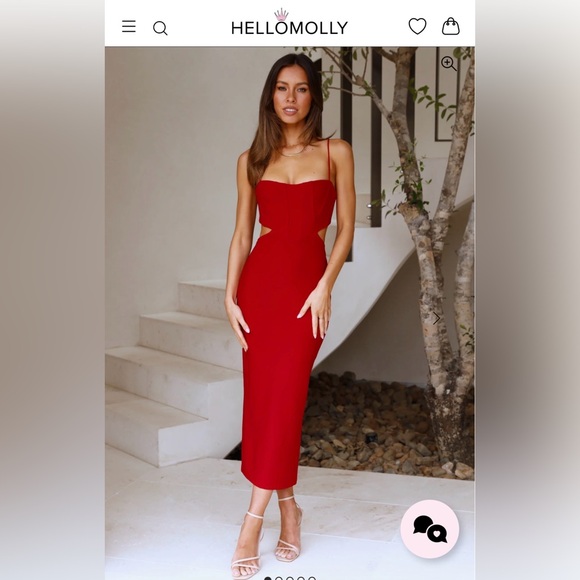 Hello Molly Dresses & Skirts - Hello Molly Striking Red Backless Dress